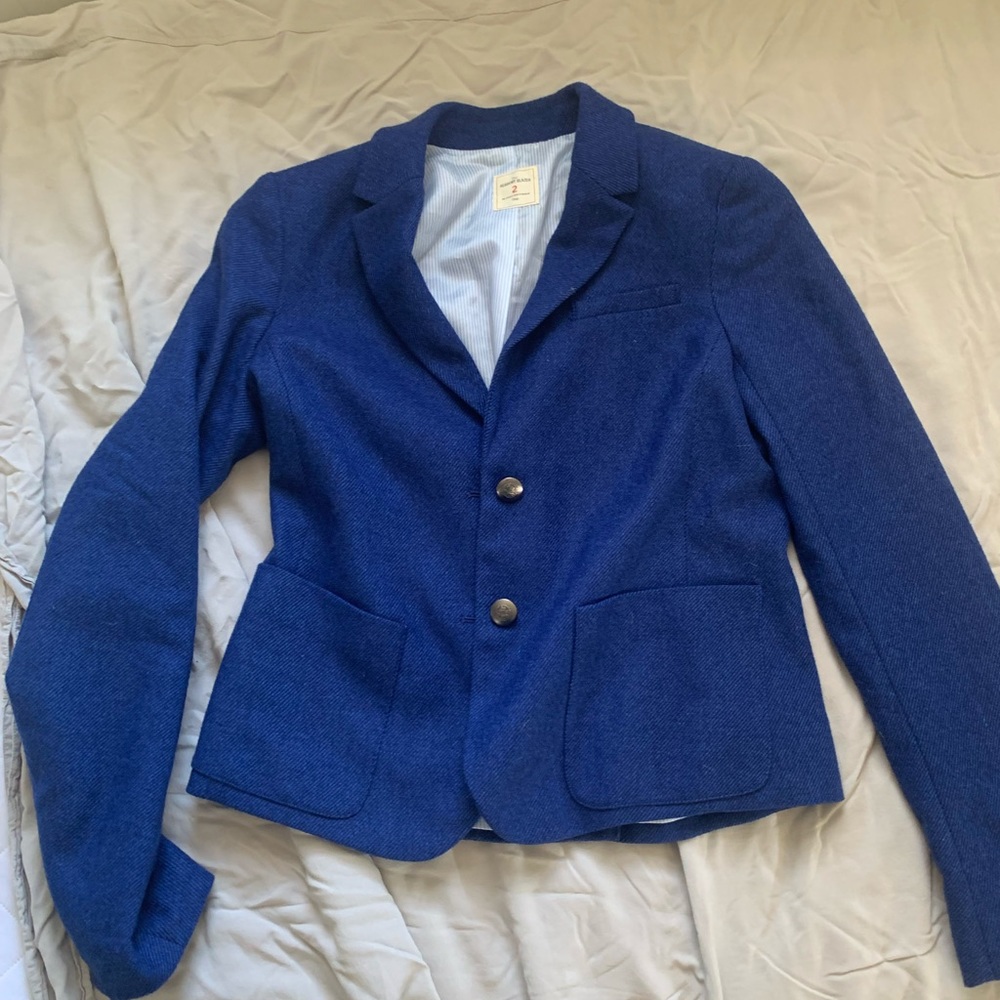 Royal blue women’s blazer. Size 2
